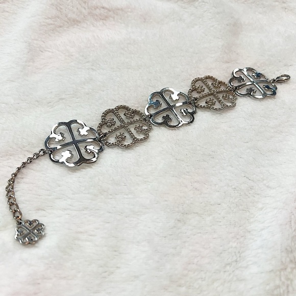 Valeska Vintage Celtic Silver Metal Adjustable Clasp Bracelet Rare - Picture 4 of 7